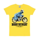 Sesame St. - Cookie Monster - Born To Be Hungry - T-Shirt Slimfit - fresh yellow
