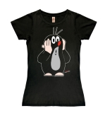 Der kleine Maulwurf - Oh! - New Girls T-Shirt - black