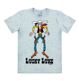 Lucky Luke - Showdown - T- Shirt Easyfit - grey melange