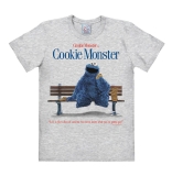 Sesame Street - Cookie Monster - Box Of Cookies - T-Shirt Easyfit - grey melange