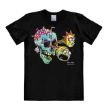 Rick & Morty - Eyeball Skull - T-Shirt Easyfit - black