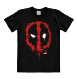 Marvel - Deadpool - Face - T-Shirt Easyfit - black