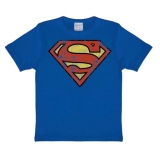 DC - Superman - Logo - T-Shirt Children - azure blue