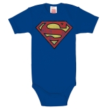 DC - Superman - Logo -  Babybody - royal blue