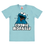 Sesame St. - Cookie Monster - T-Shirt Children Organic - light blue