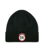 Harry Potter - 9 3/4 - Hogwarts Express - Knitted Hat Embroidered - black