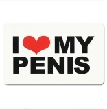 I Love My Penis - Breakfast Boards - coloured