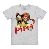 Pippi - Nilsson - T-Shirt Easyfit - grey melange