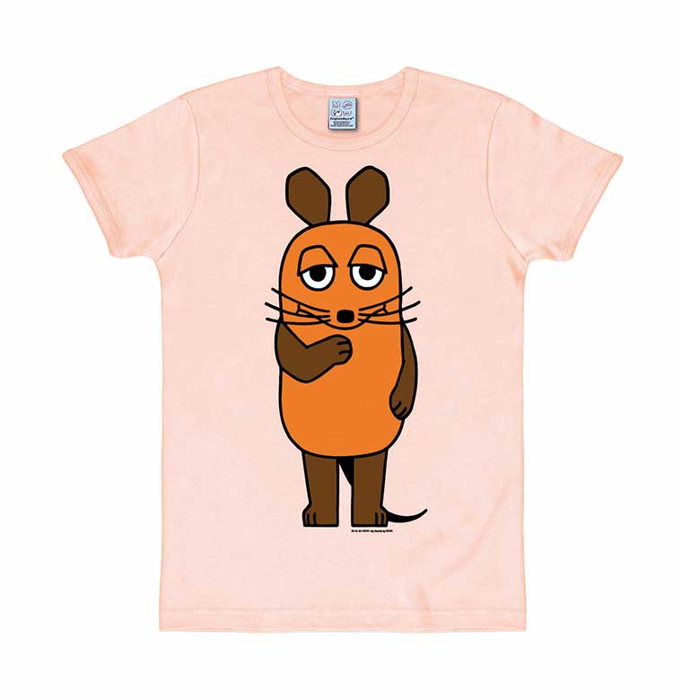 Maus - T-Shirt Slimfit - pastel pink