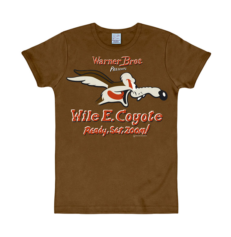 Looney Tunes - Coyote - T-Shirt Slimfit - mustang brown