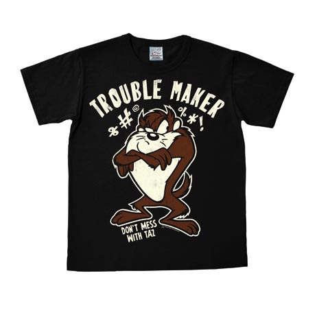 Looney Tunes - Trouble Maker - T-Shirt Easyfit - black