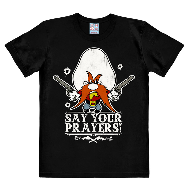 Looney Tunes - Say Your Prayers- T-Shirt Easyfit - black