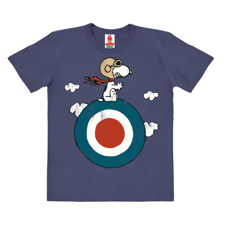 Peanuts - Snoopy/Target - T-Shirt Children Organic - medium blue