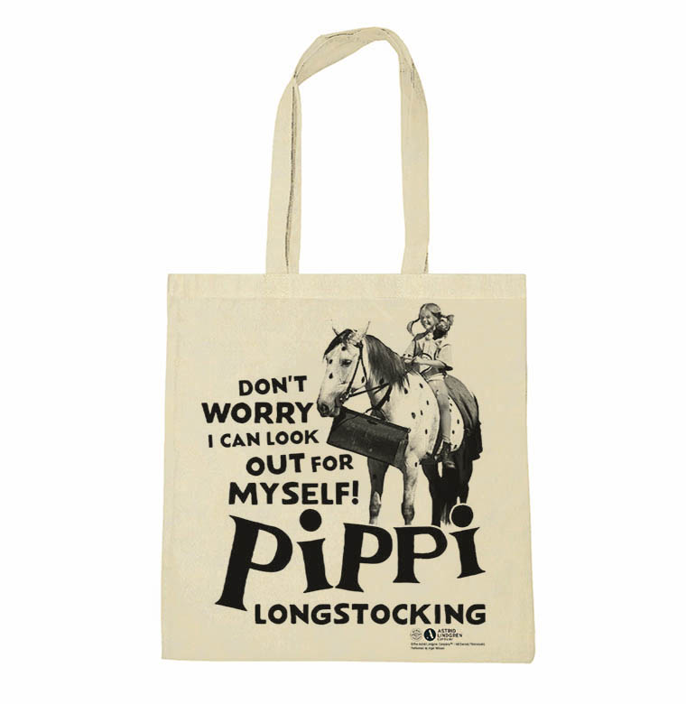 Pippi Langstrumpf - Don't Worry - Bag - natural