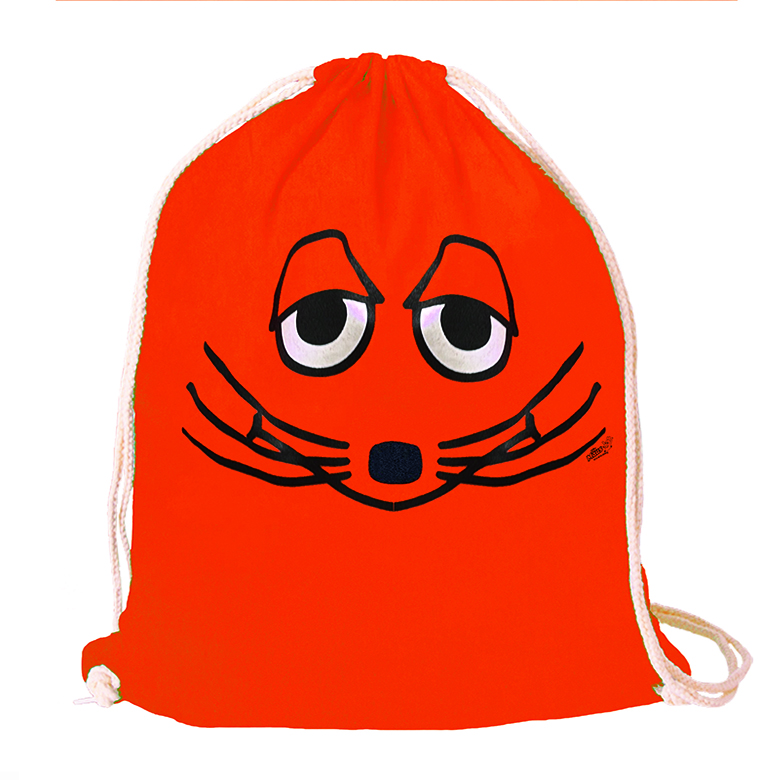 Maus - Face - Gymbag - bright orange