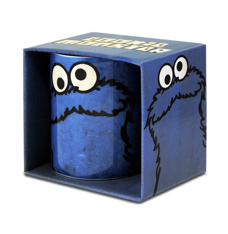 Sesame Street - Cookie Monster - Kaffeebecher - farbig