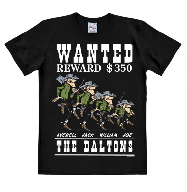 Lucky Luke - Daltons  - T- Shirt Easyfit - black