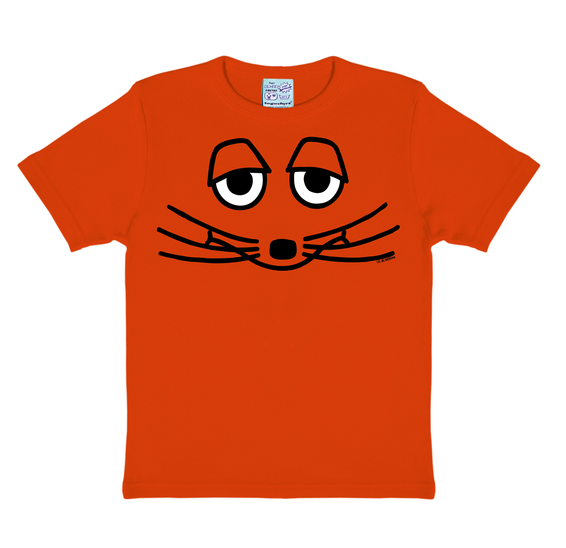 Maus - Face - T-Shirt Children - bright orange
