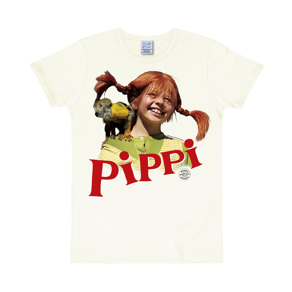 Pippi - Nilsson - T-Shirt Slimfit - almost white