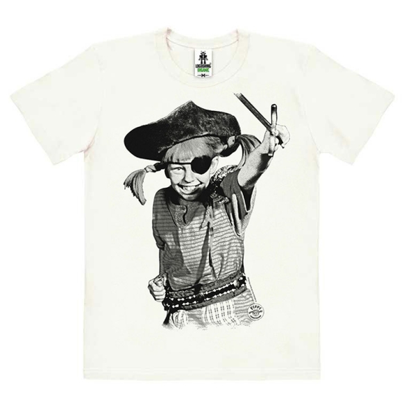 Pippi - Pirate - T-Shirt Organic Easyfit - white