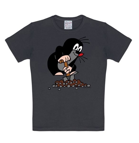 Der kleine Maulwurf - T-Shirt Children - medium blue