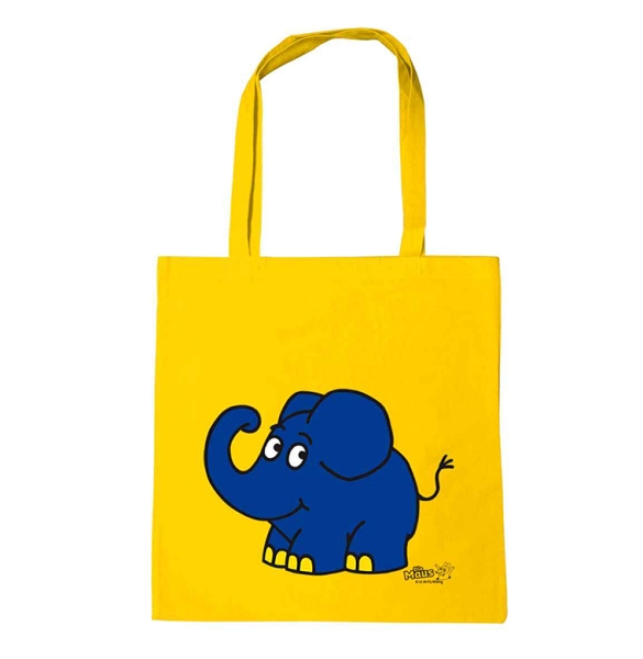 Maus - Elefant - Happy - Bag - yellow