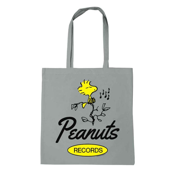 Peanuts - Woodstock - Records - Bag - grey