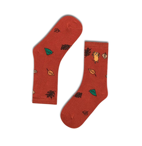 Maus - Herbst - Socks koaa - farbig