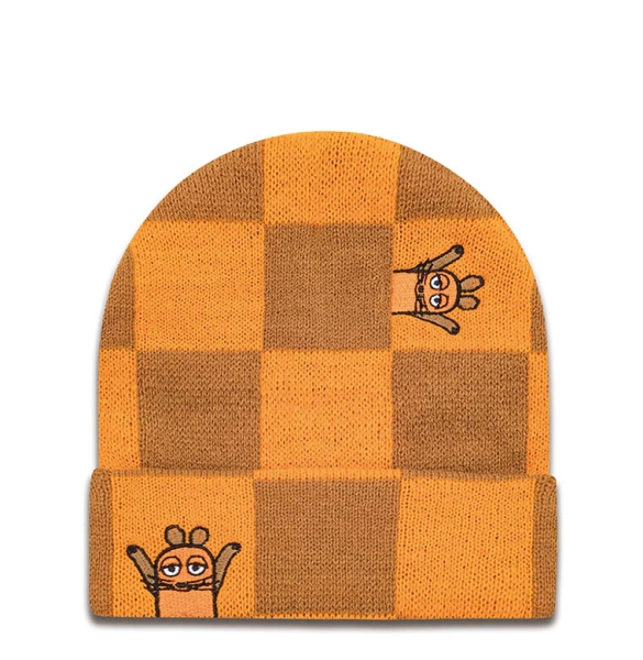 Maus & Friends - Karo - Kids Beanie koaa - farbig