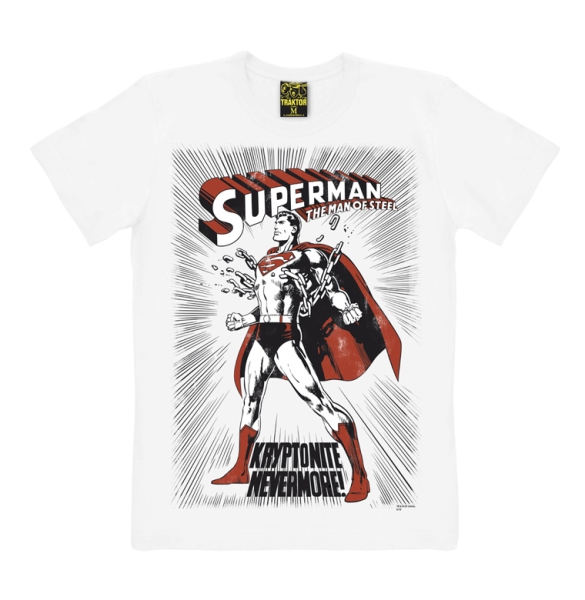 DC - Superman - Kryptonite - T-Shirt New Traktor - white