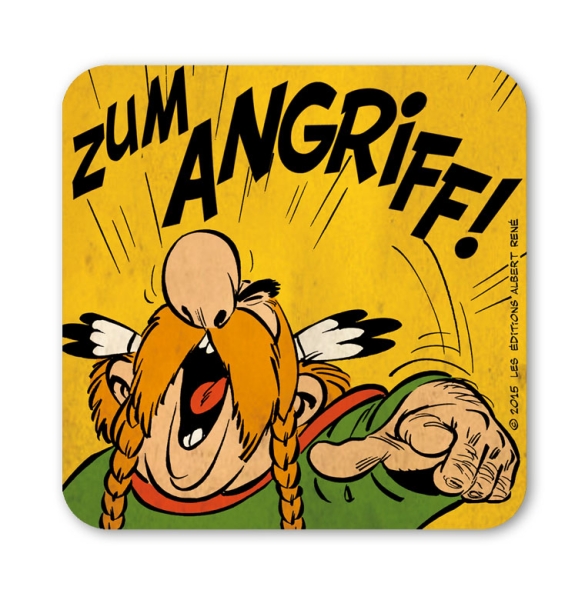 Asterix - Zum Angriff - Coasters - coloured