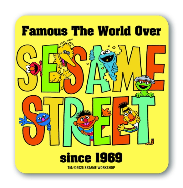 Sesame St - Since 1969 - Untersetzer - farbig