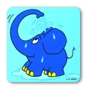 Maus - Elefant - Duscht - Coasters - coloured